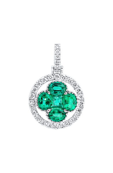 Brogle Classic emerald pendant