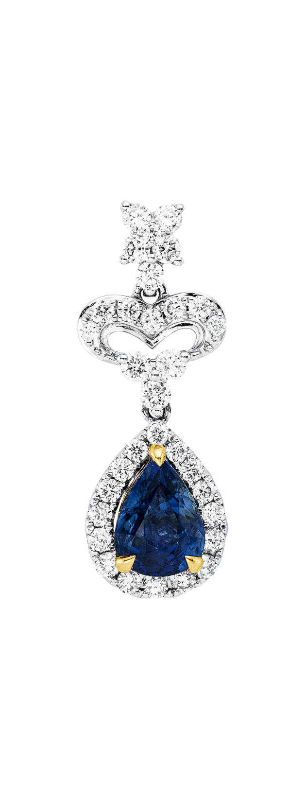 Brogle Selection bicolour sapphire pendant