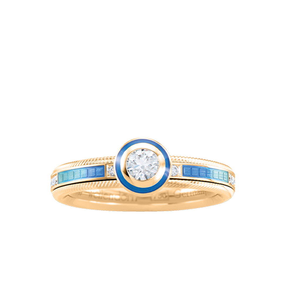 Wellendorff Thank You For. Aqua solitaire ring