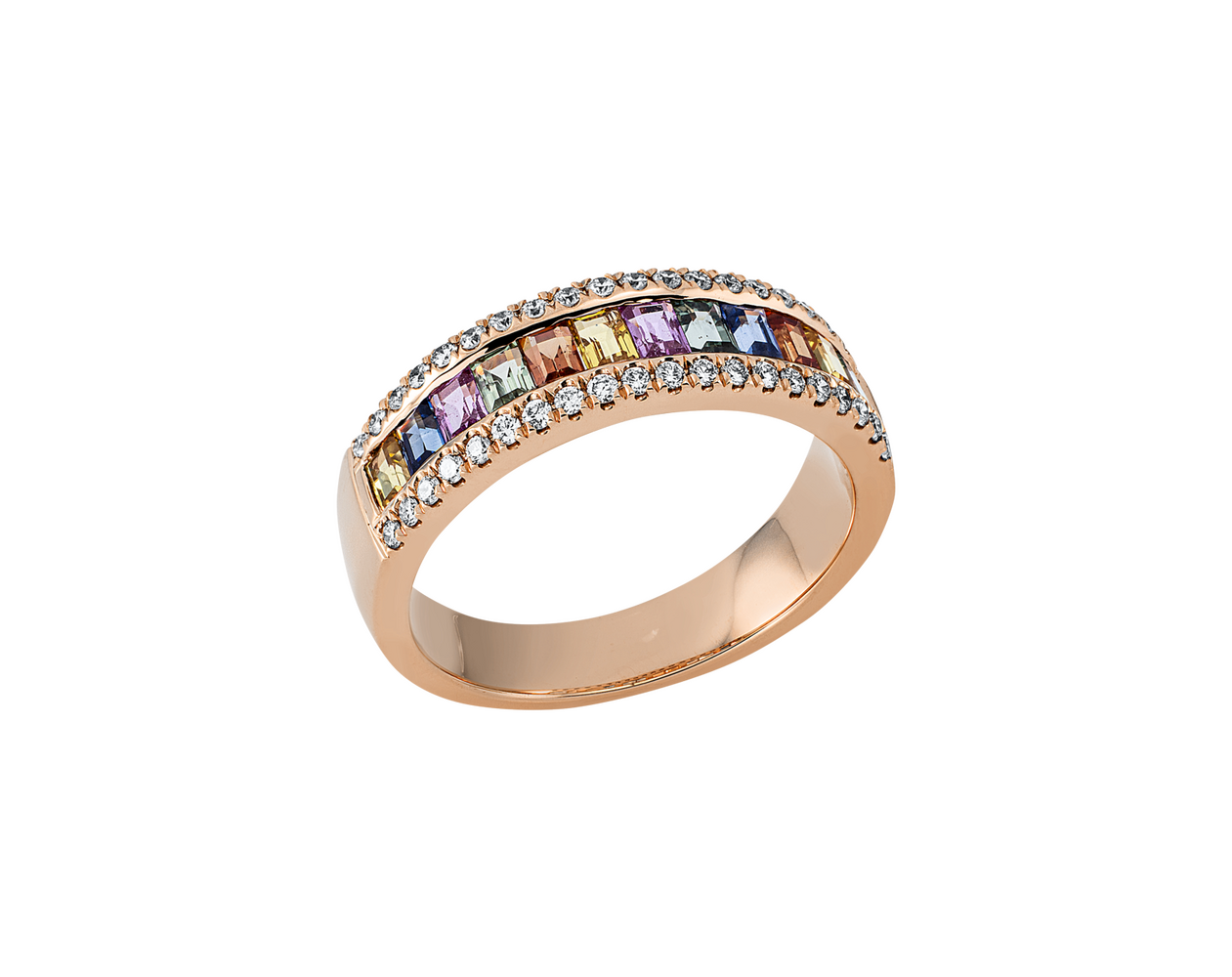 Brogle Classic Sapphire Ring Rainbow Brogle Classic Sapphire Ring Rainbow