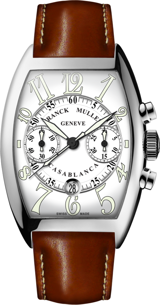 Franck Muller Cintrée Curvex Automatic Chronograph 55.4 x 39.6mm