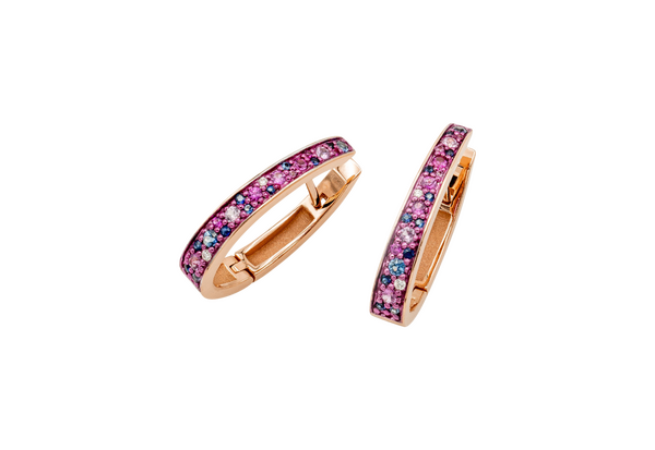 Mattioli Basics Puzzle large hoop earrings Mattioli Basics Puzzle large hoop earrings