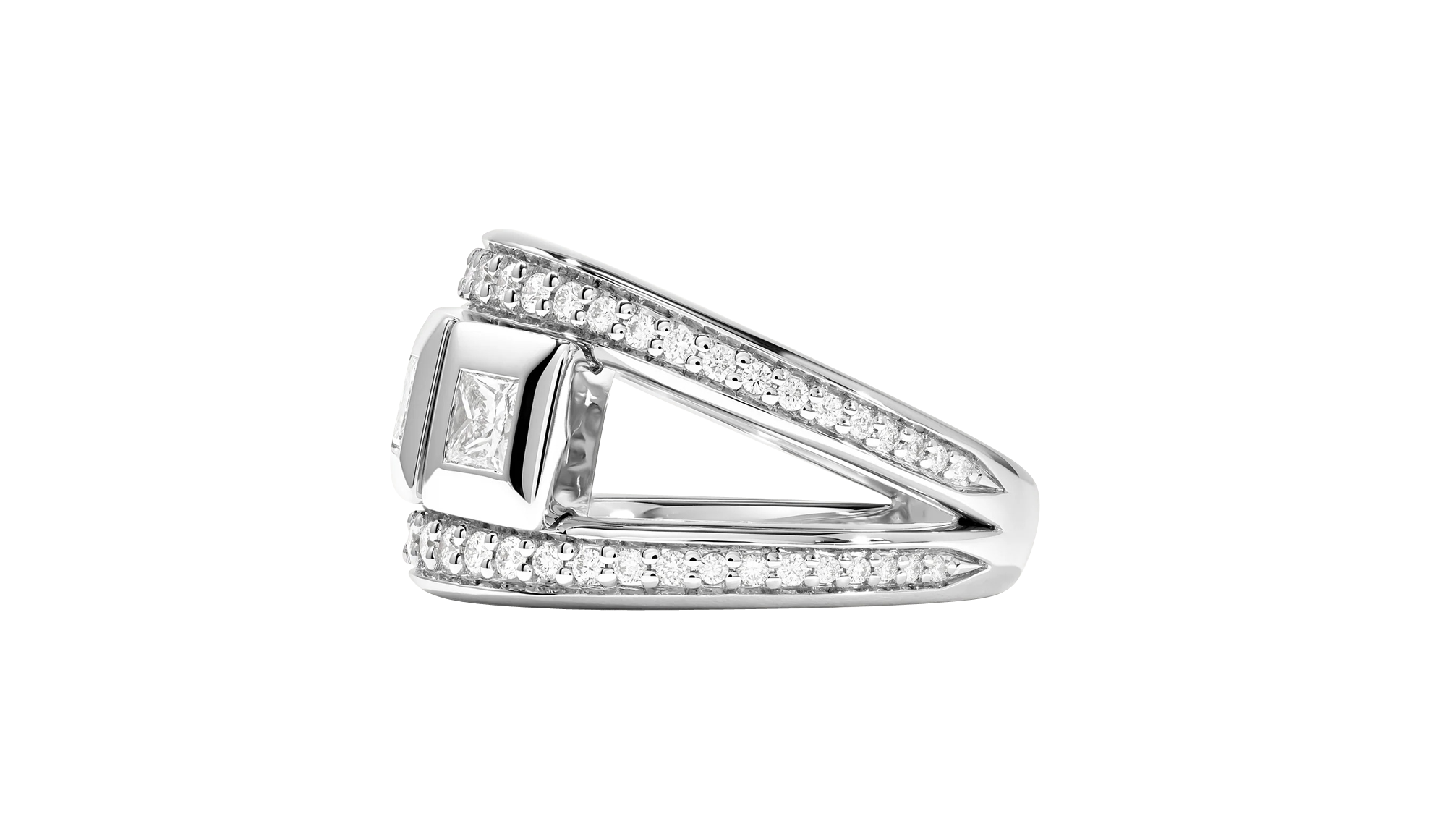 Tamara Comolli Curriculum Vitae 3 Diamant Pavé Ring Tamara Comolli Curriculum Vitae 3 Diamant Pavé Ring