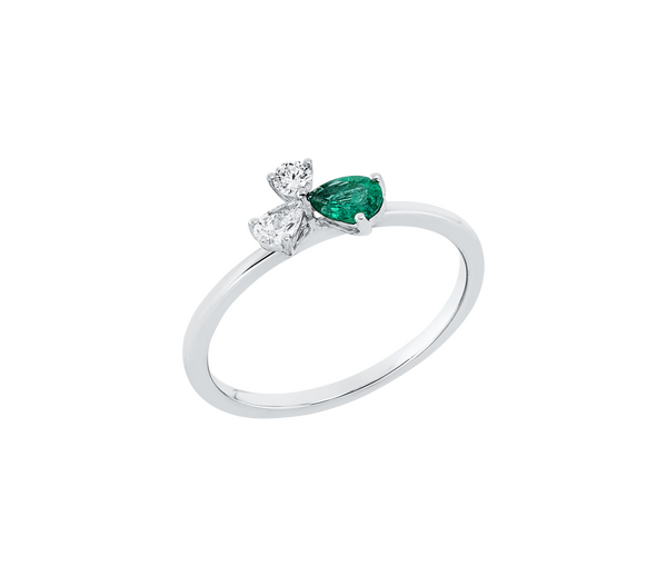 Brogle Classic emerald ring