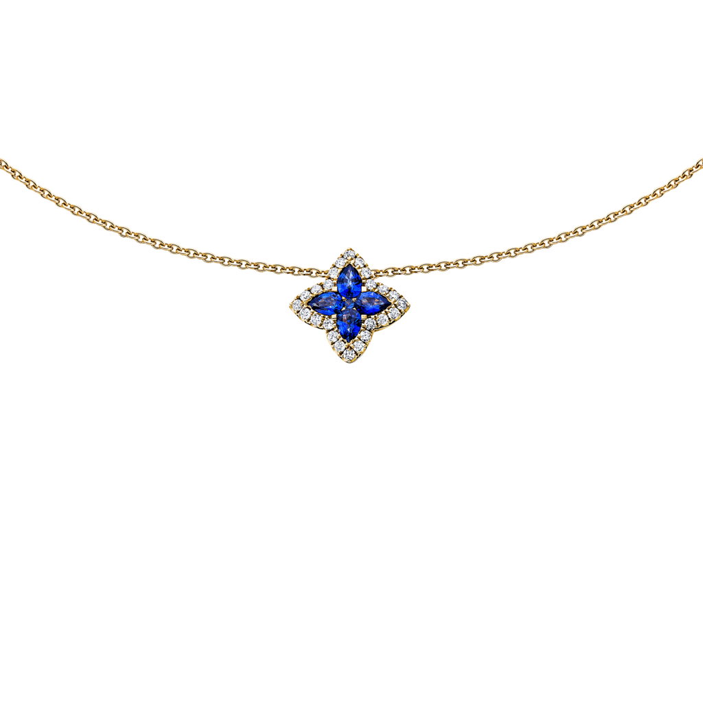 Brogle Classic necklace with sapphire pendant