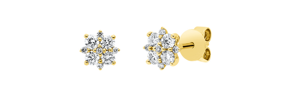 Brogle Classic diamond stud earrings