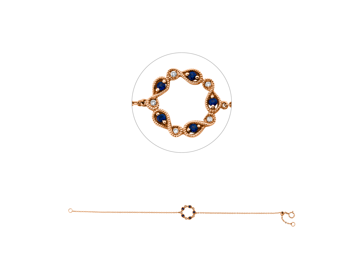 Brogle Classic Saphirarmband Brogle Classic Saphirarmband