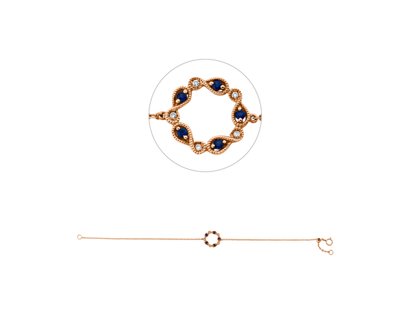 Brogle Classic sapphire bracelet Brogle Classic sapphire bracelet