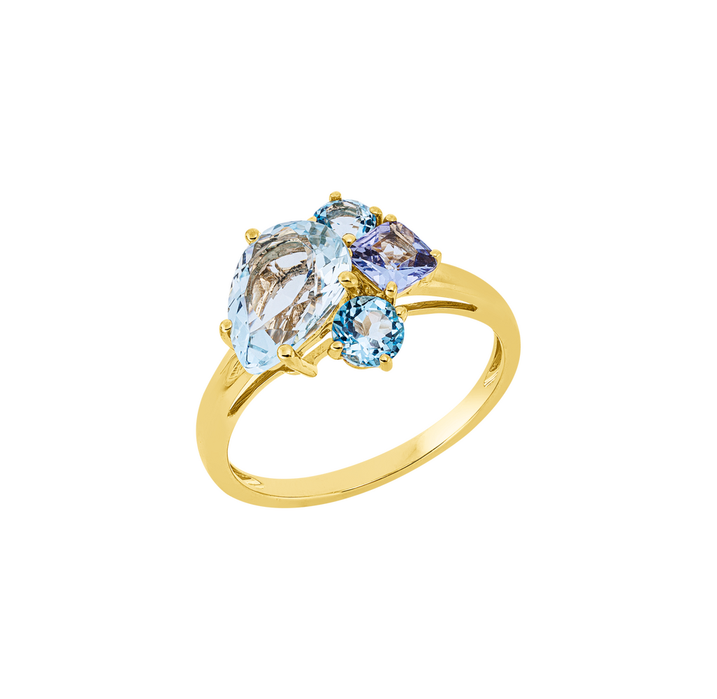 Brogle Classic colored stone ring