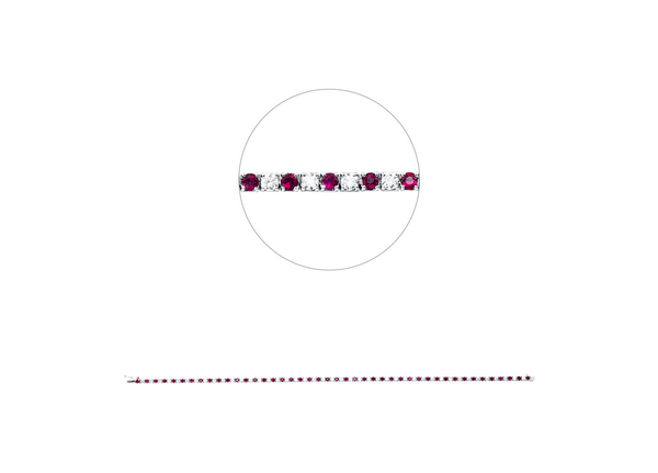 Brogle Selection Rubinarmband