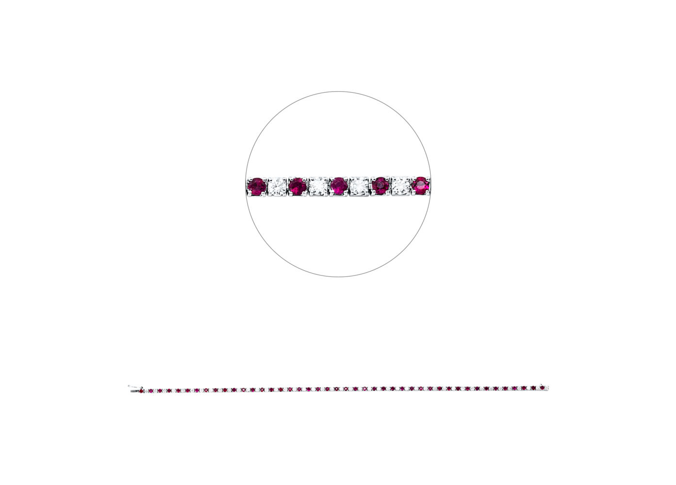 Brogle Selection Rubinarmband Brogle Selection Rubinarmband