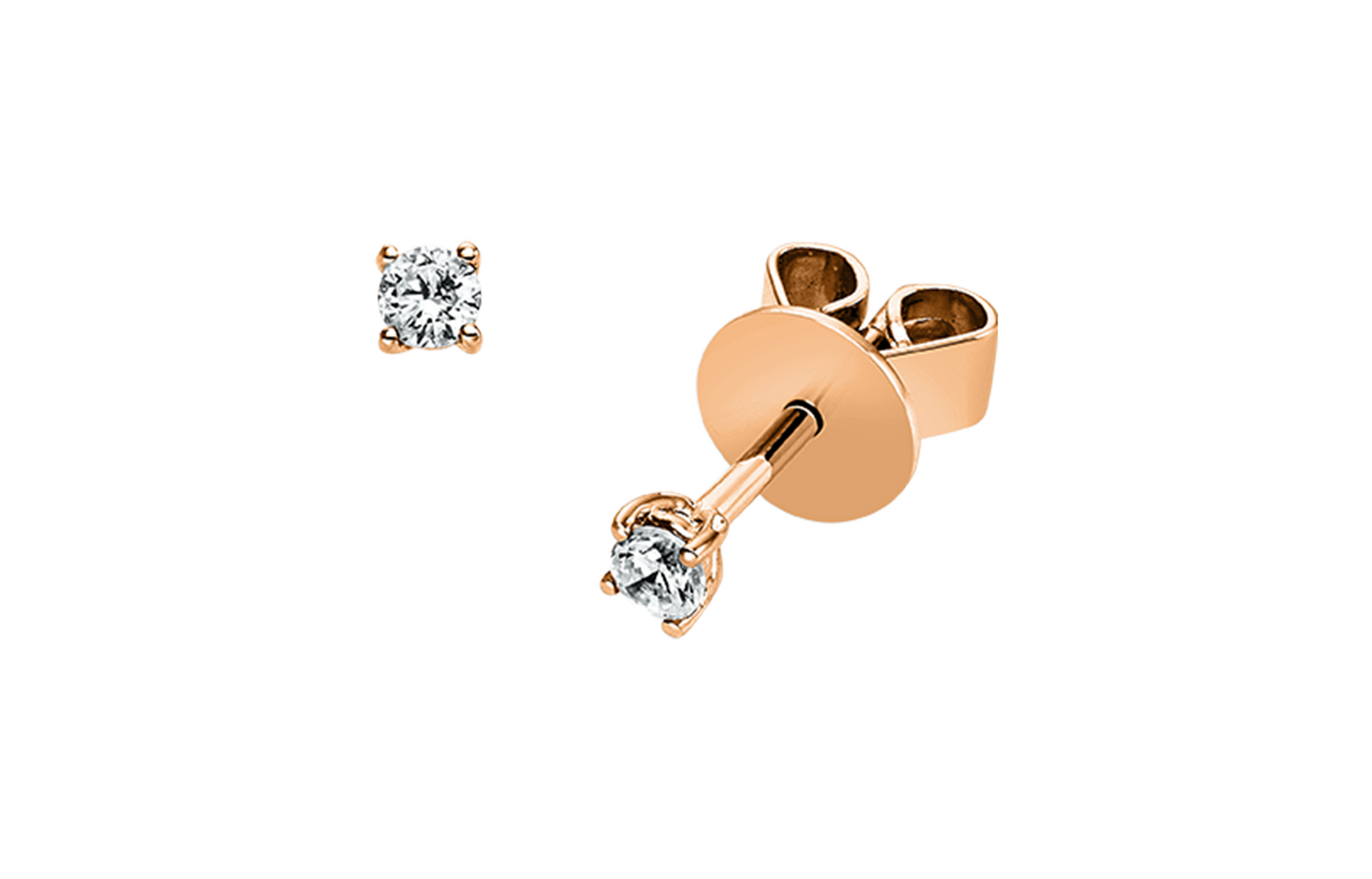 Brogle solitaire ear studs Julia up to 0.5 carat Brogle solitaire ear studs Julia up to 0.5...