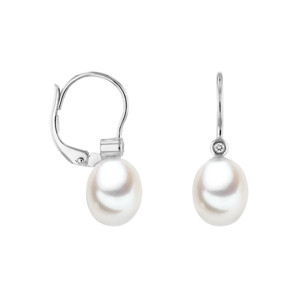 Brogle Classic Süßwasser Perlencreolen Brogle Classic Süßwasser Perlencreolen