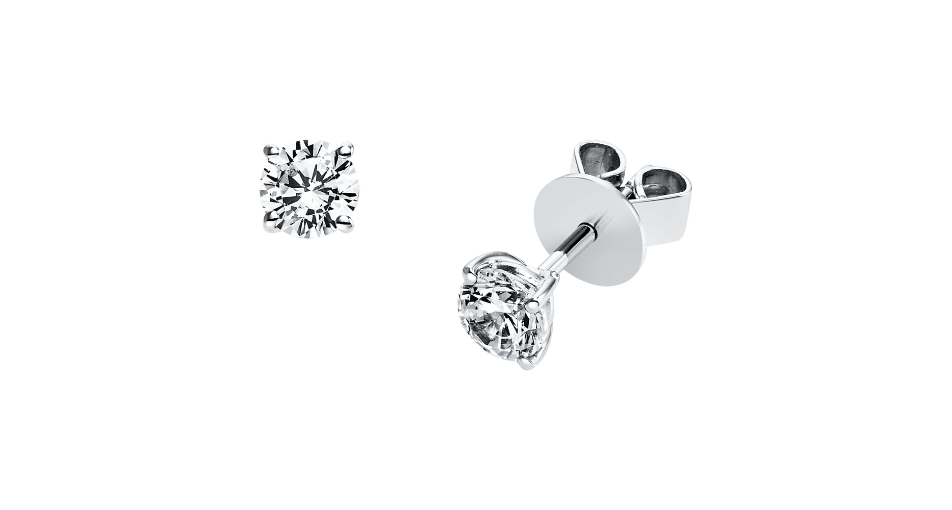Brogle solitaire ear studs Julia up to 1 carat Brogle solitaire ear studs Julia up to 1 carat