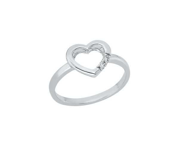 Brogle Classic Ring mit Diamantherz Brogle Classic Ring mit Diamantherz