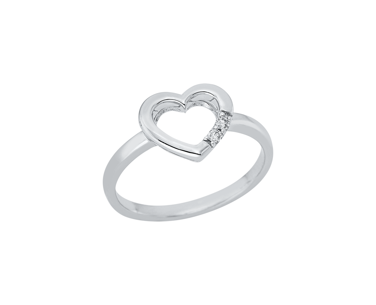 Brogle Classic Ring mit Diamantherz Brogle Classic Ring mit Diamantherz