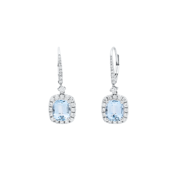 Brogle Selection Aquamarinohrhänger