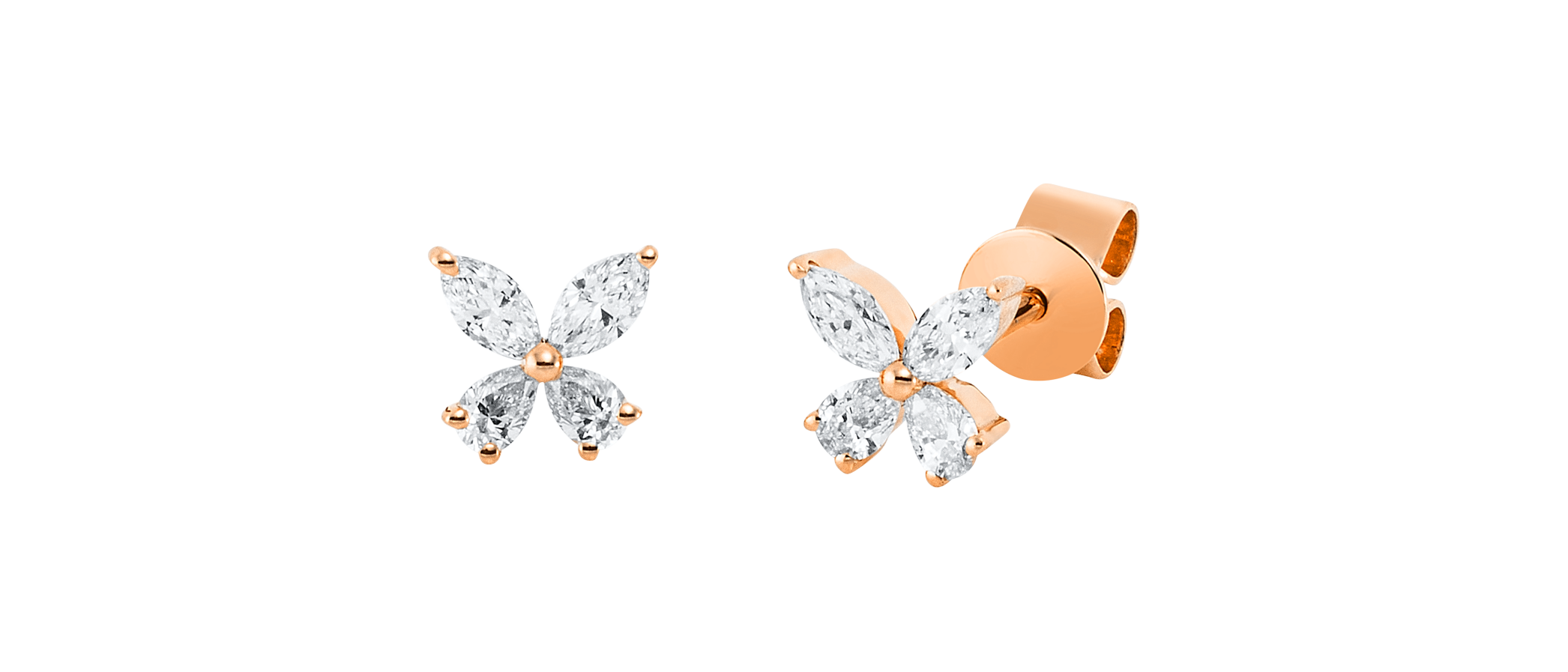 Brogle Classic diamond stud earrings