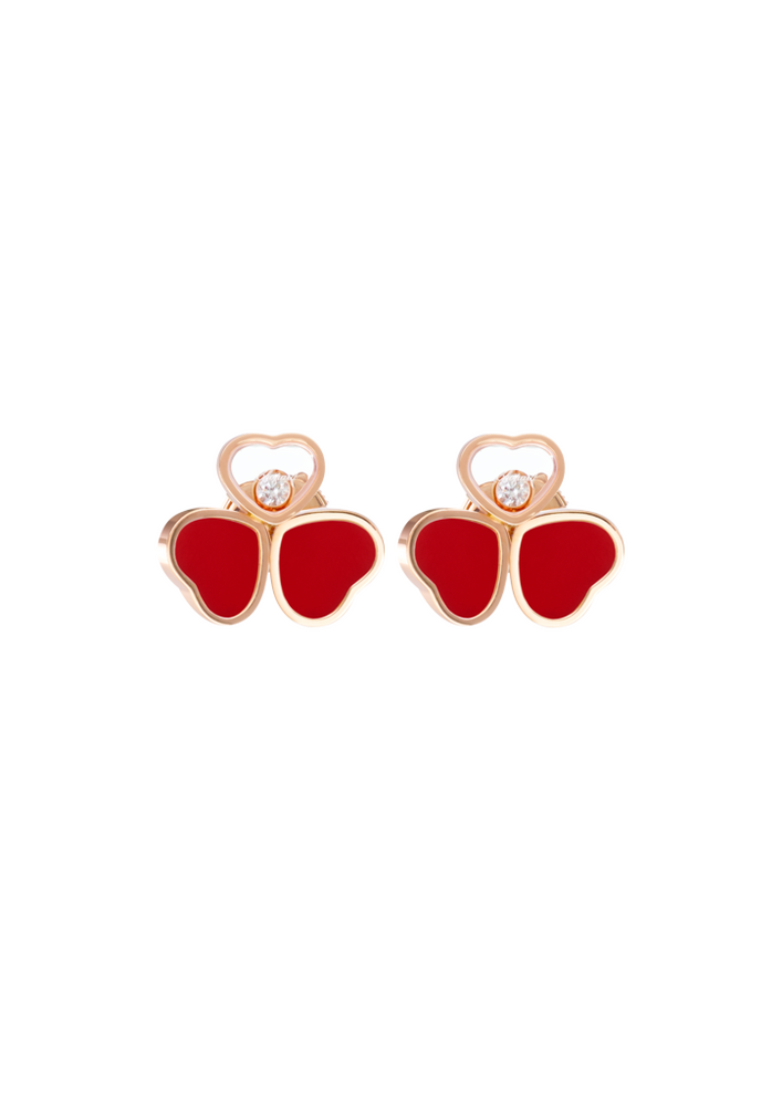 Chopard Happy Hearts Wings Stud Earrings