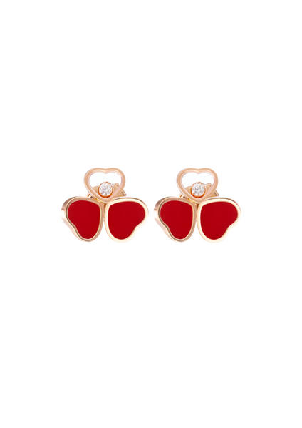 Chopard Happy Hearts Wings Stud Earrings