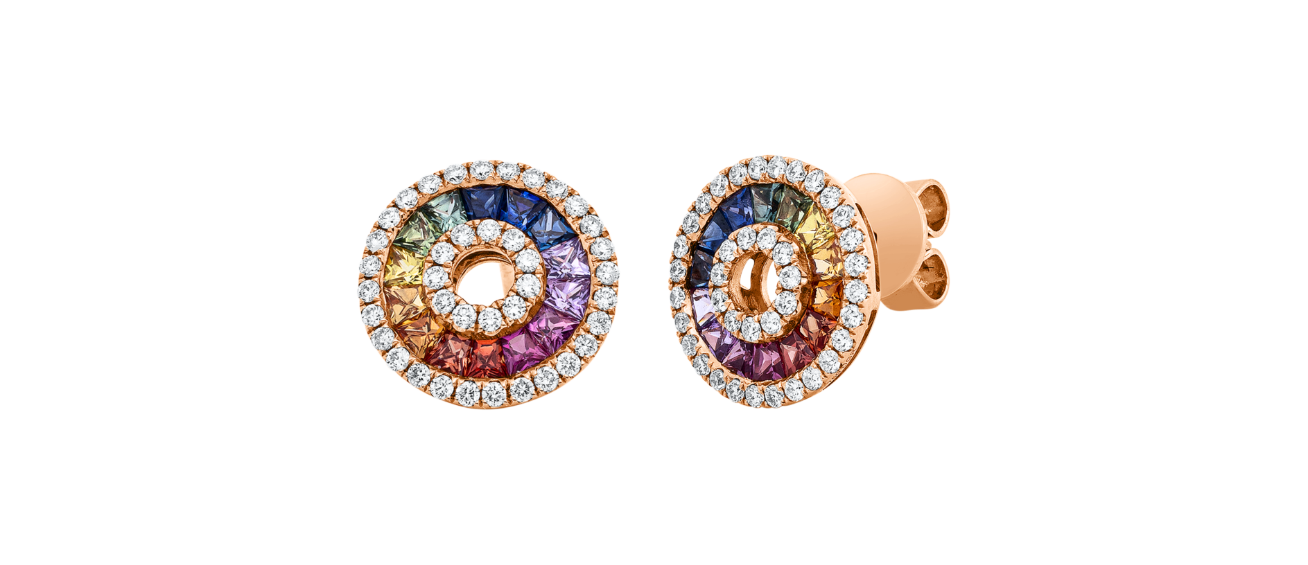 Brogle Classic sapphire tube plug Rainbow