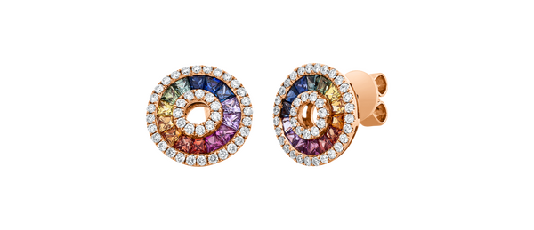 Brogle Classic sapphire tube plug Rainbow