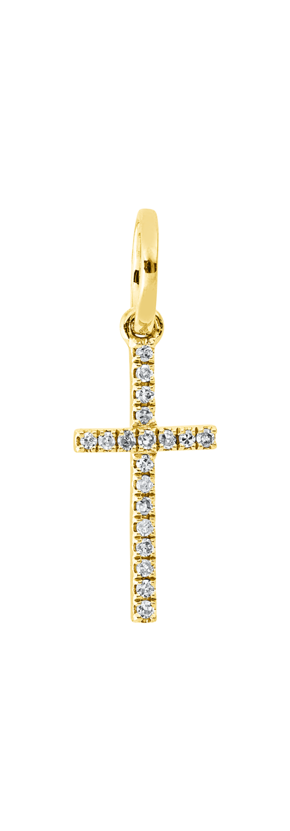 Brogle Classic Kreuzanhänger mit Diamanten