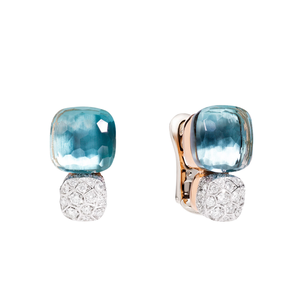 Pomellato Nudo blue topaz earrings