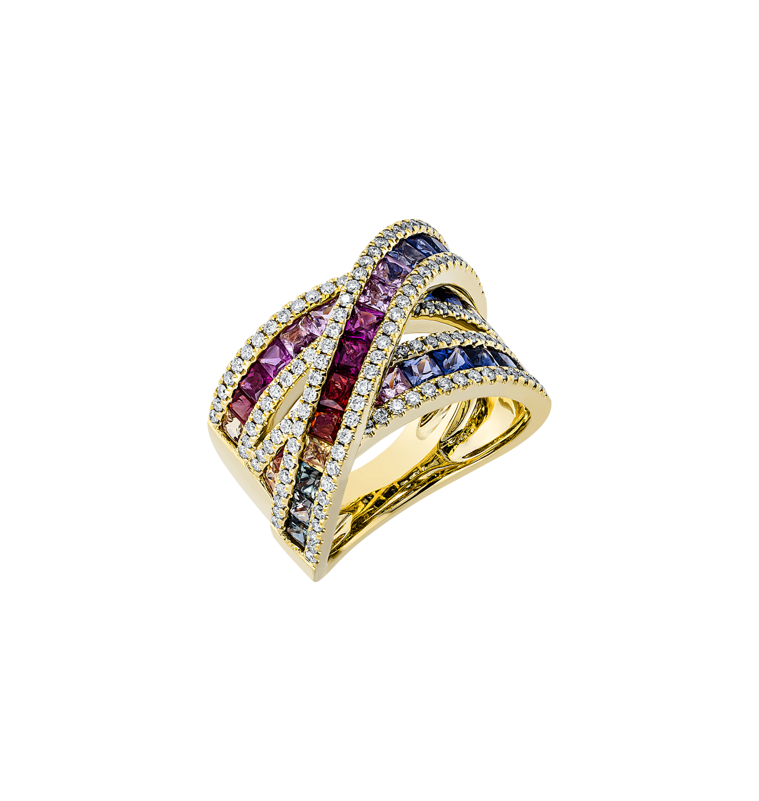 Brogle Selection sapphire ring Rainbow Brogle Selection sapphire ring Rainbow
