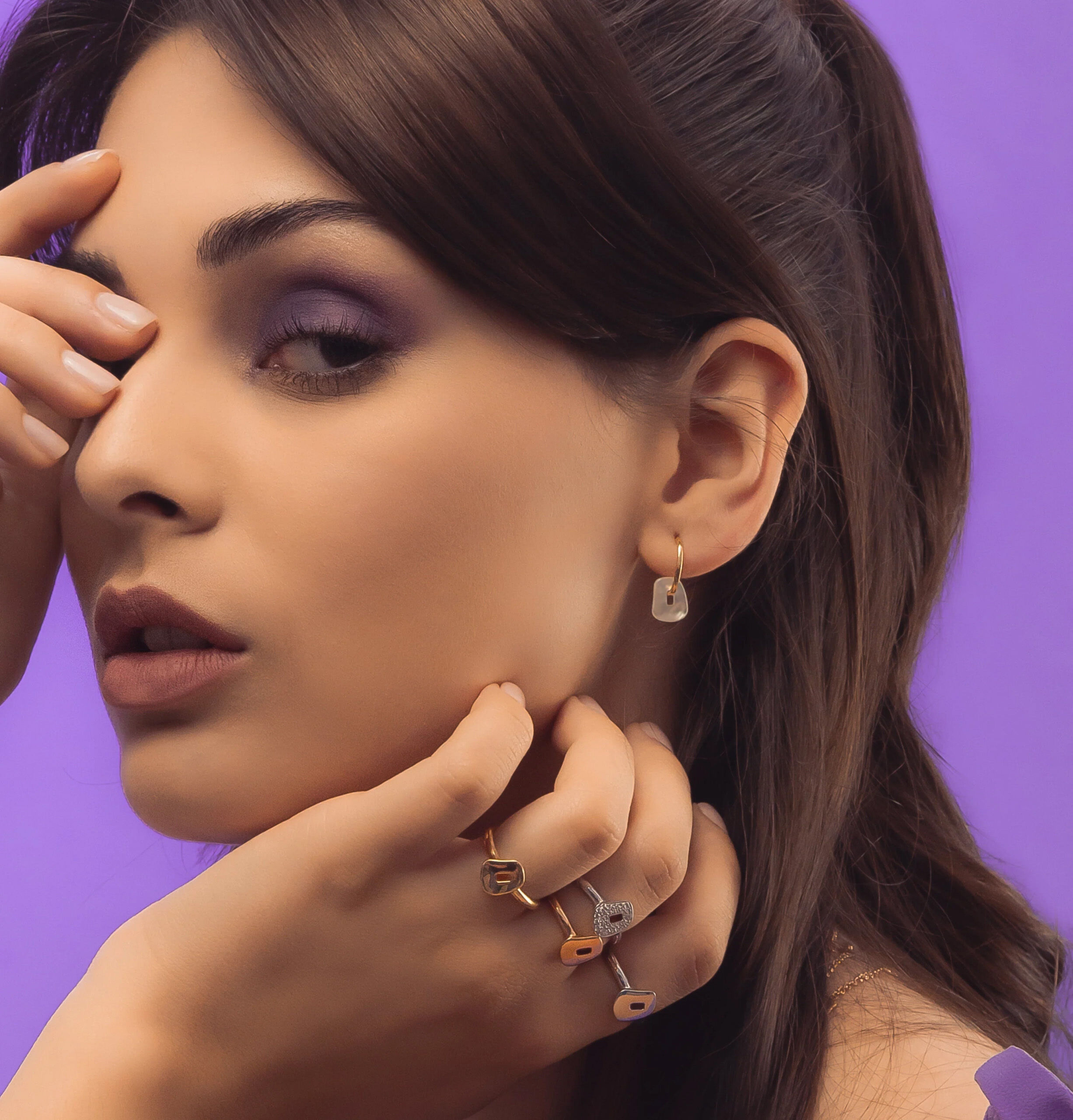 Mattioli Mini Puzzle earring box, with 3 pairs of puzzles Mattioli Mini Puzzle earring box, with 3 pairs of puzzles