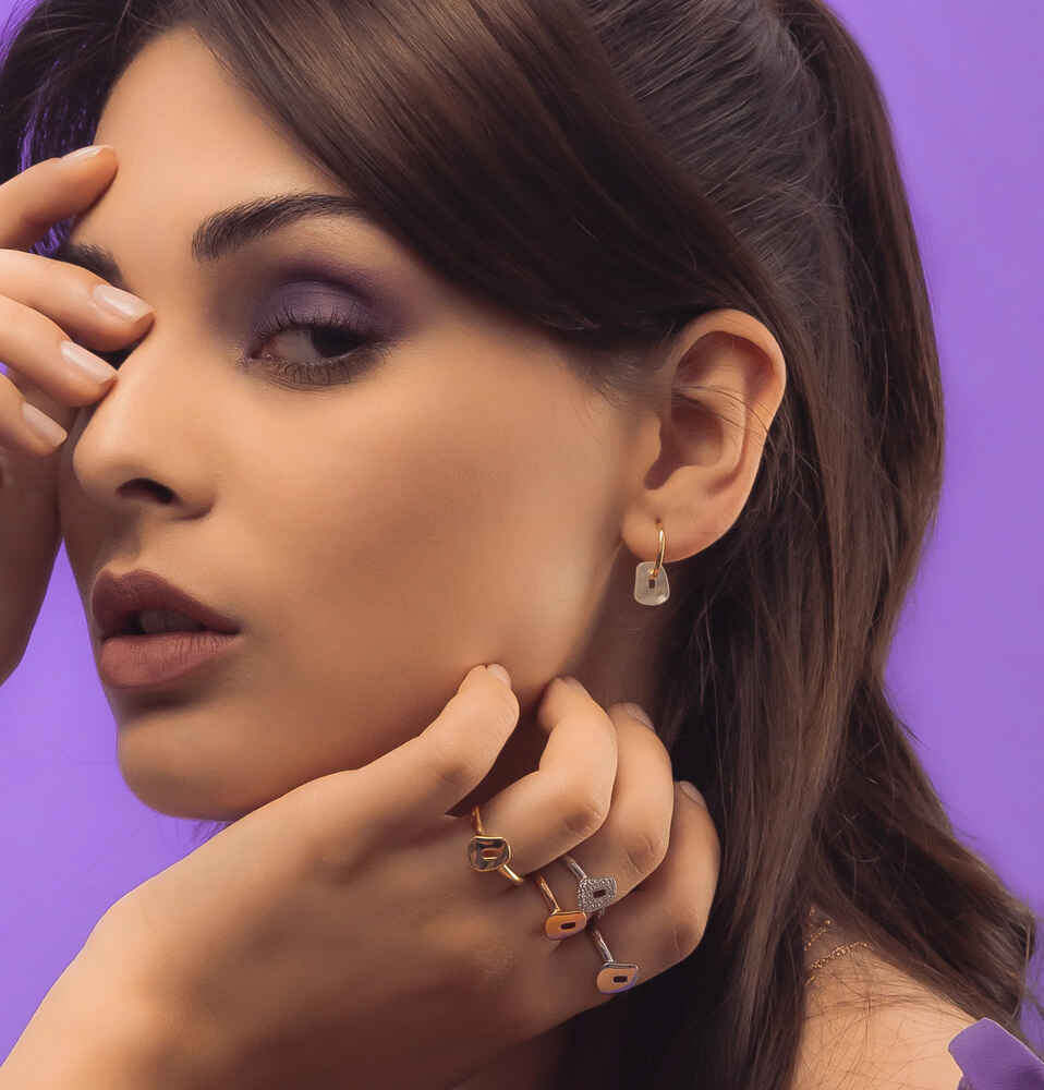 Mattioli Mini Puzzle earring box, with 3 pairs of puzzles Mattioli Mini Puzzle earring box, with 3 pairs of puzzles