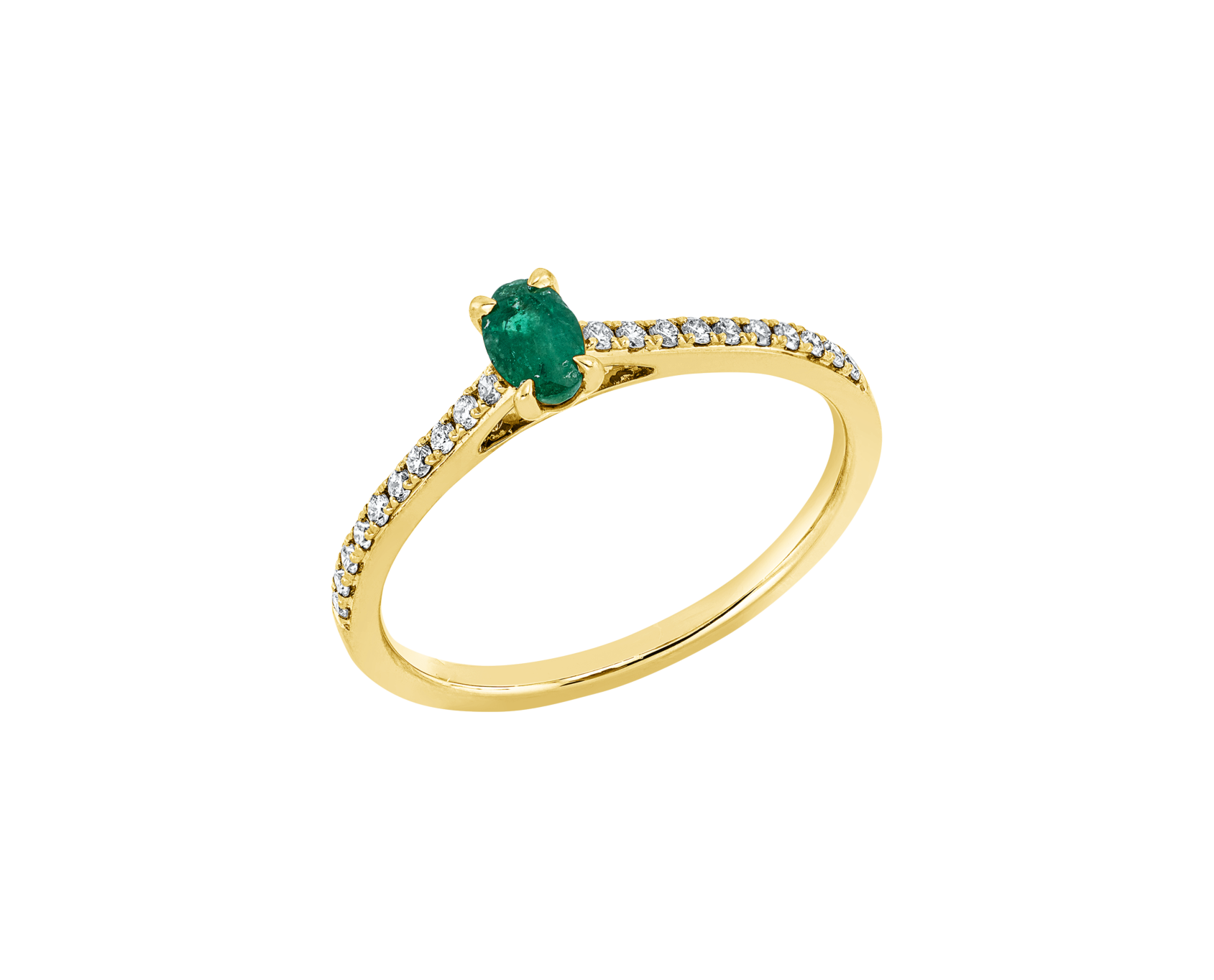 Brogle Classic emerald ring