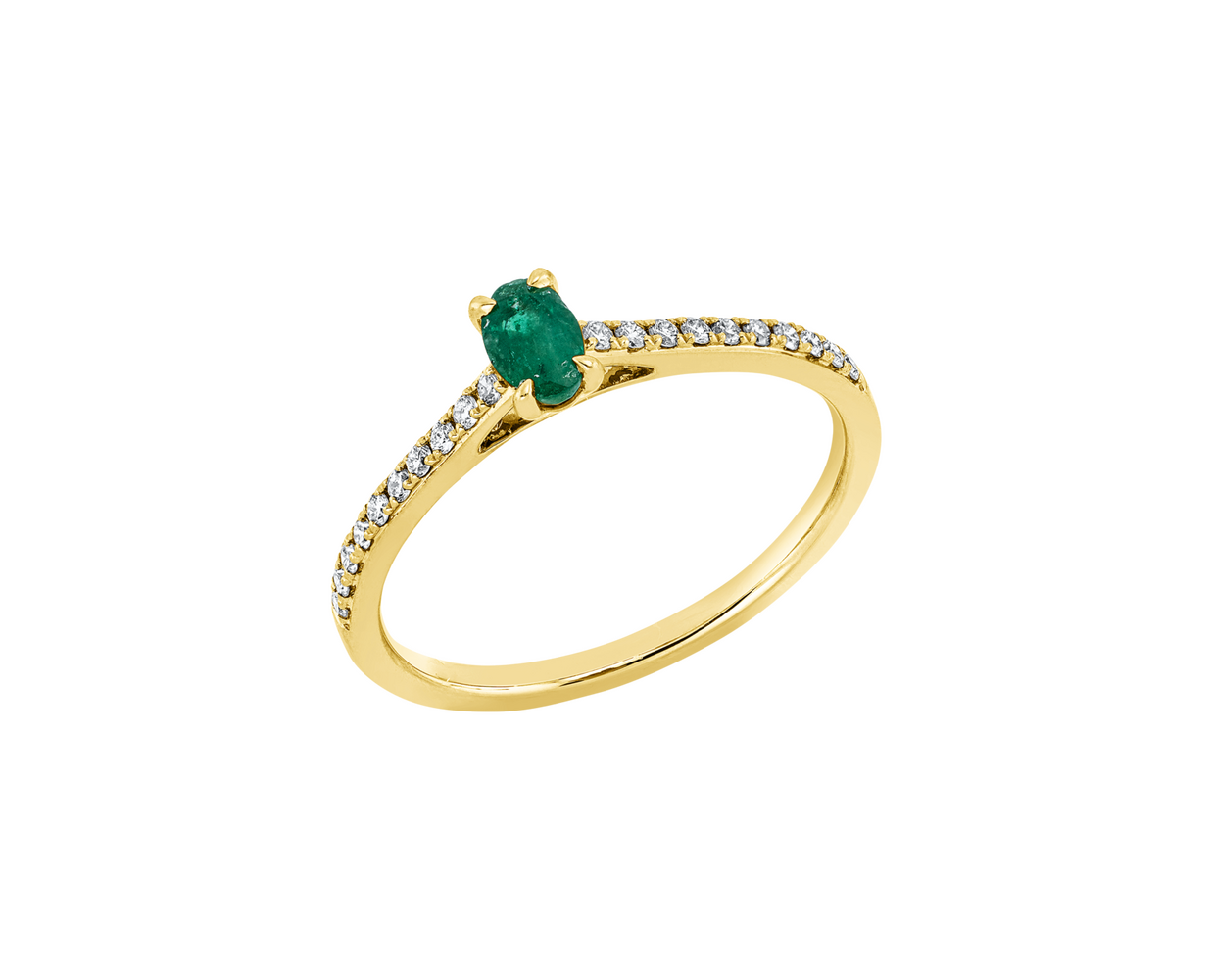 Brogle Classic emerald ring