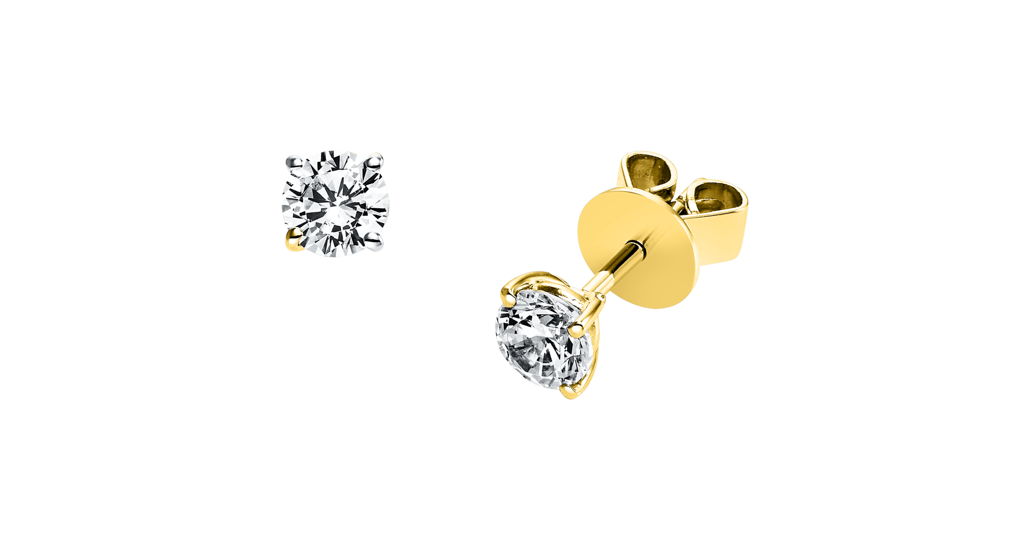 Brogle solitaire ear studs Julia up to 1 carat Brogle solitaire ear studs Julia up to 1 carat