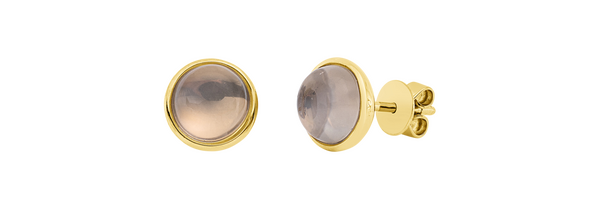 Brogle Classic moonstone stud earrings