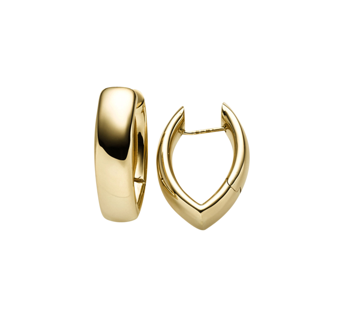 Brogle Classic Goldcreolen 8mm Brogle Classic Goldcreolen 8mm