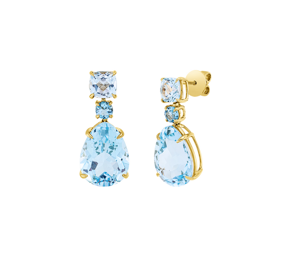 Brogle Classic Sky topaz earrings