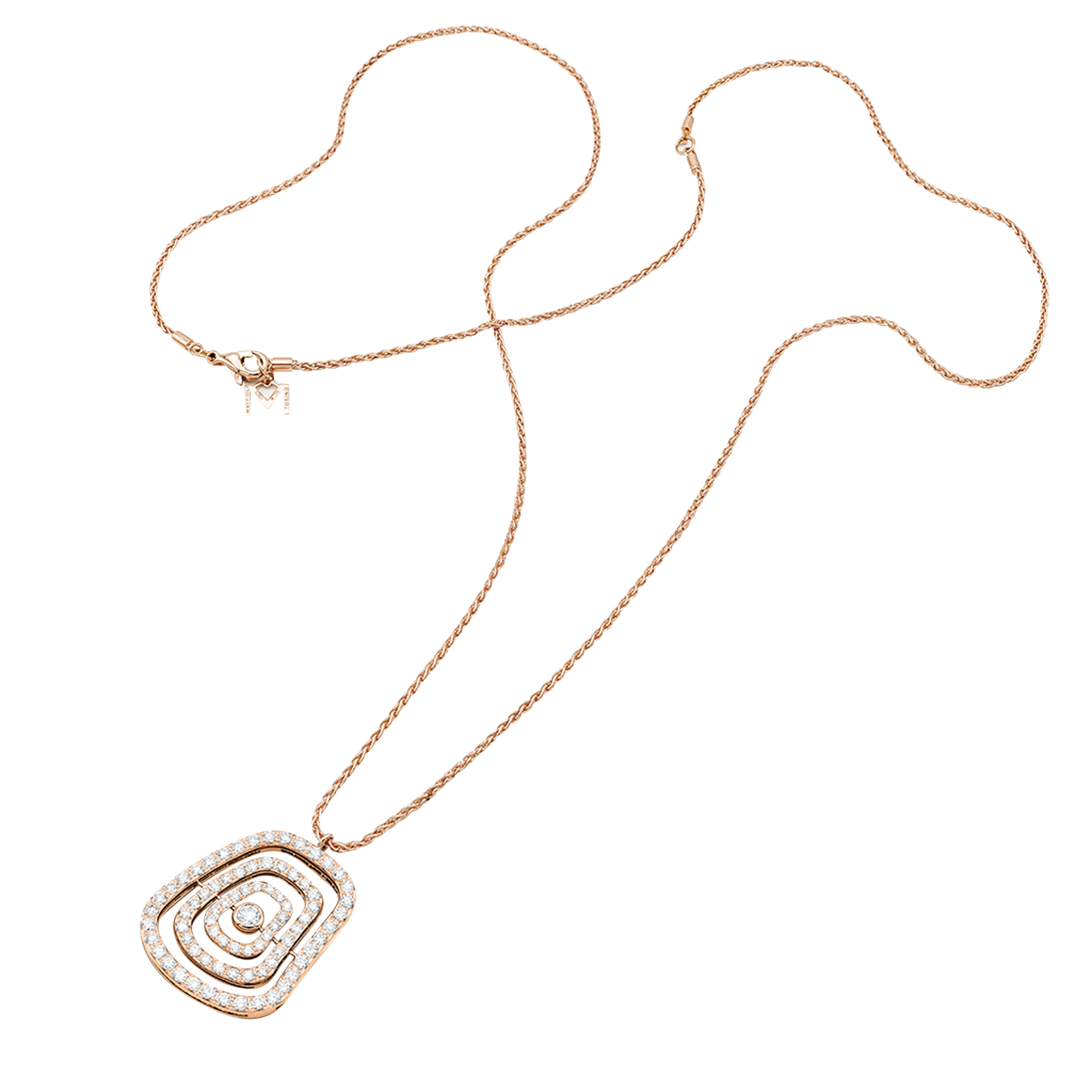 Mattioli Puzzle Diamonds necklace with pendant Mattioli Puzzle Diamonds necklace with pendant