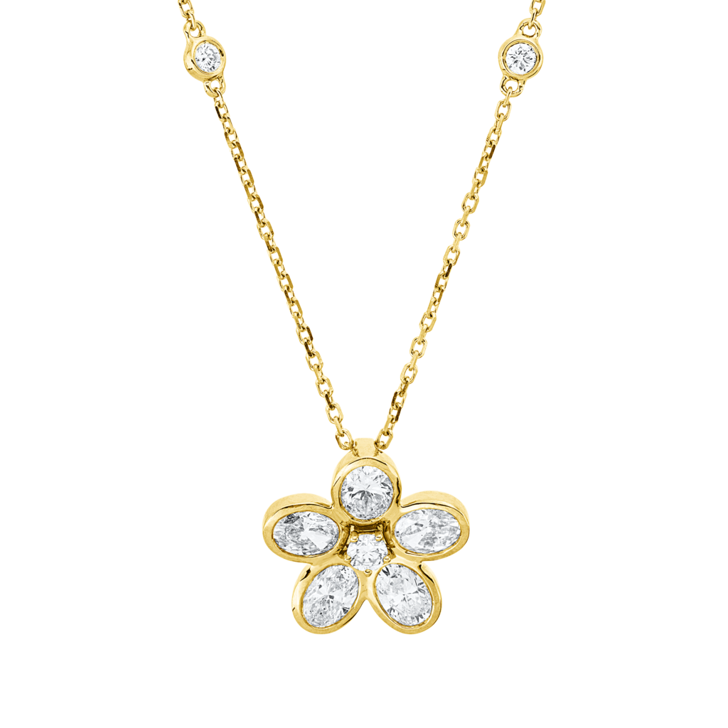Brogle Selection Kette mit Diamantanhänger