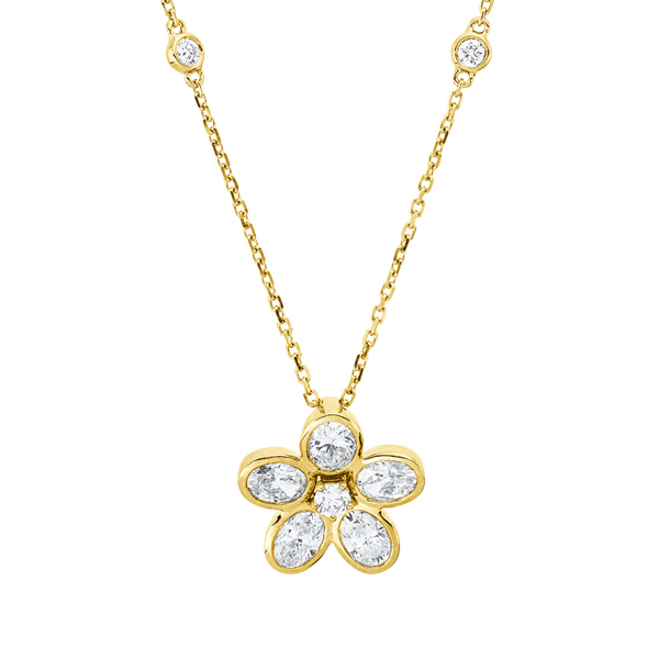 Brogle Selection Kette mit Diamantanhänger