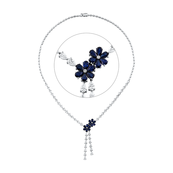 Brogle Selection sapphire necklace Brogle Selection sapphire necklace