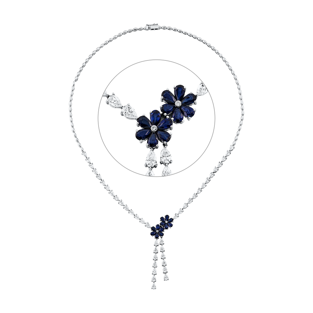 Brogle Selection sapphire necklace Brogle Selection sapphire necklace