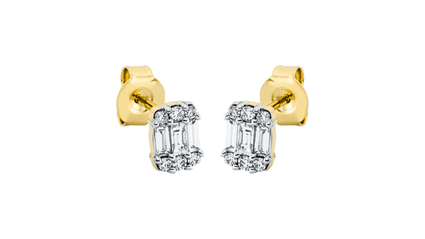 Brogle Classic Bicolor Diamantohrstecker Brogle Classic Bicolor Diamantohrstecker