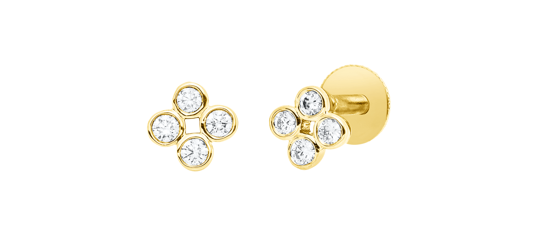 Brogle Classic diamond stud earrings