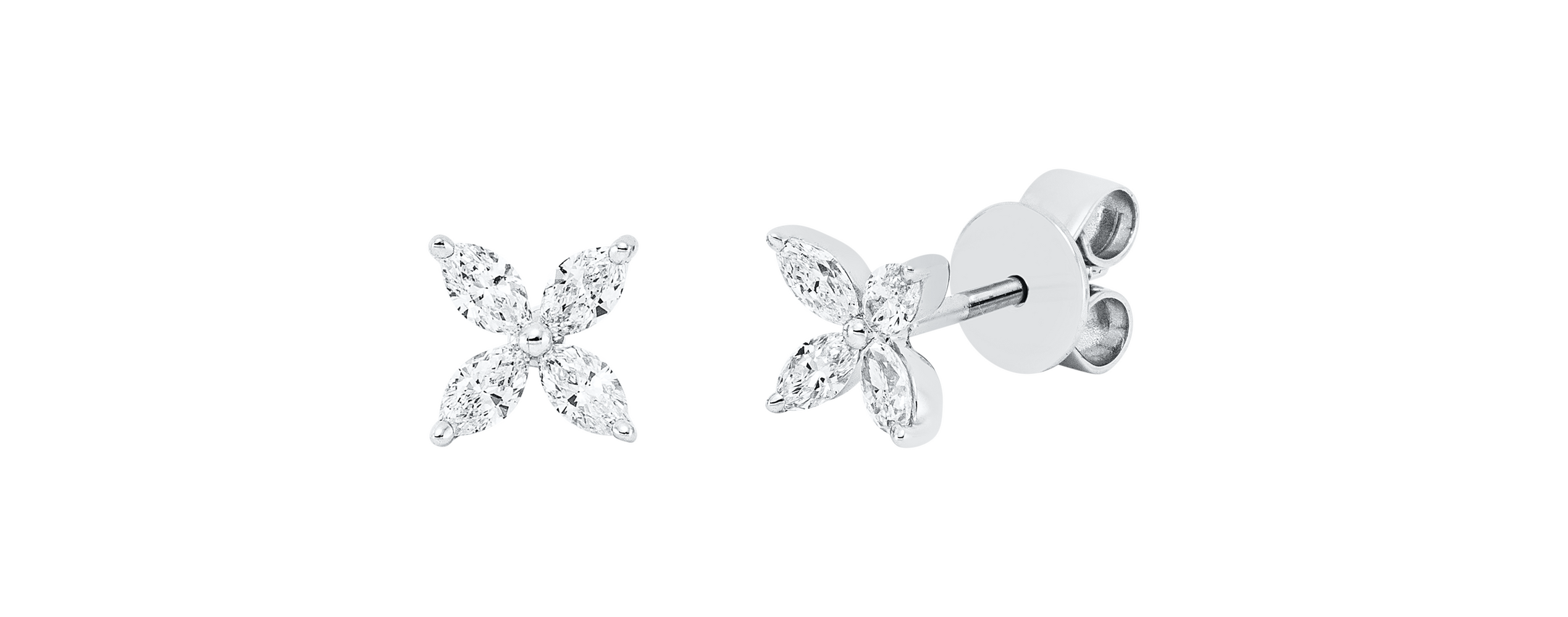 Brogle Classic diamond stud earrings