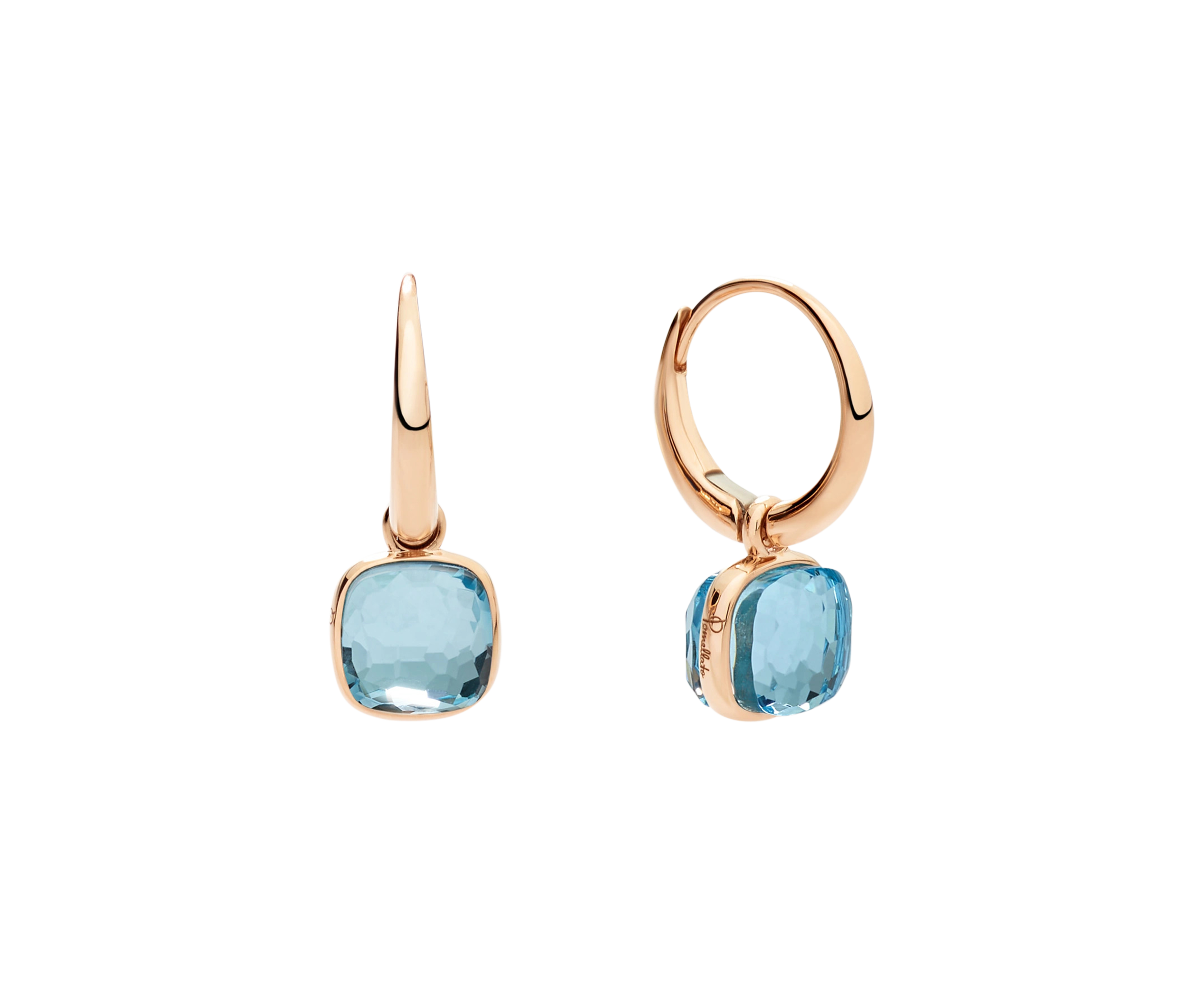 Pomellato Nudo Mini Sky-Topas Creolen Pomellato Nudo Mini Sky-Topas Creolen