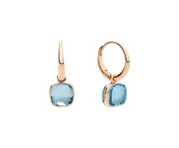 Pomellato Nudo Mini Sky-Topas Creolen Pomellato Nudo Mini Sky-Topas Creolen