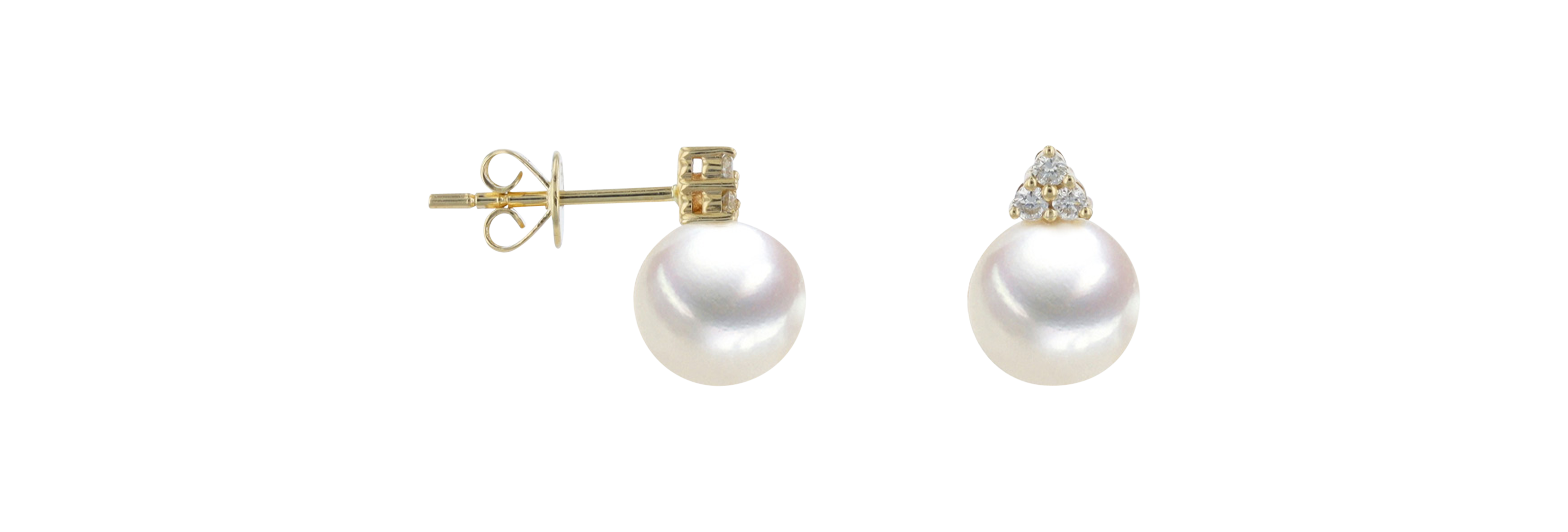 Brogle Classic freshwater pearl stud earrings Brogle Classic freshwater pearl stud earrings