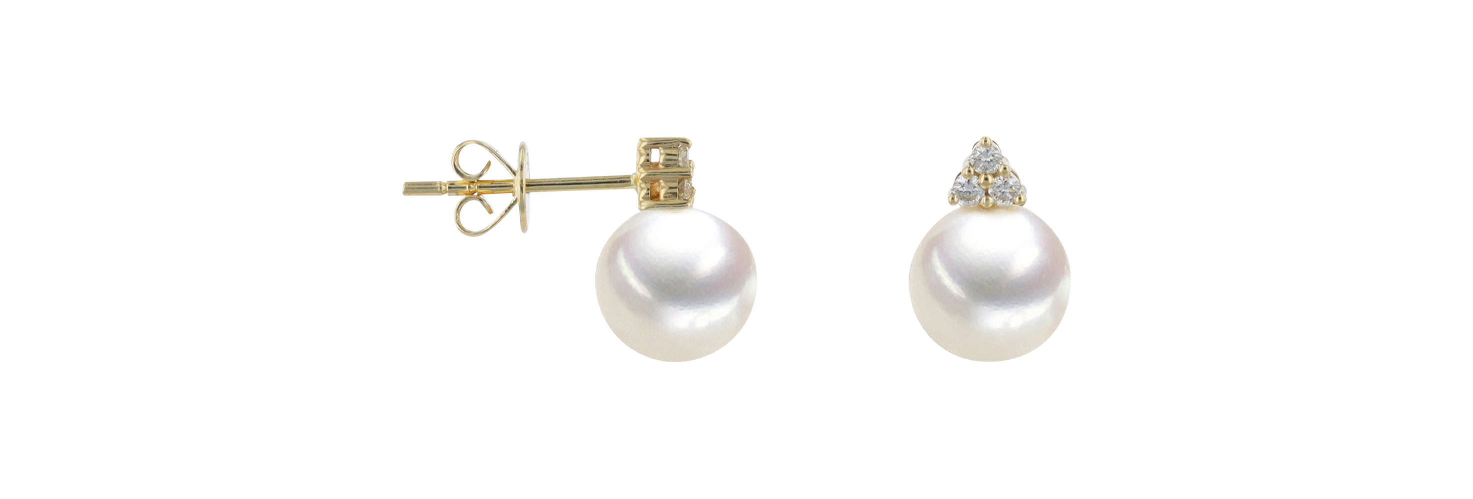 Brogle Classic freshwater pearl stud earrings Brogle Classic freshwater pearl stud earrings