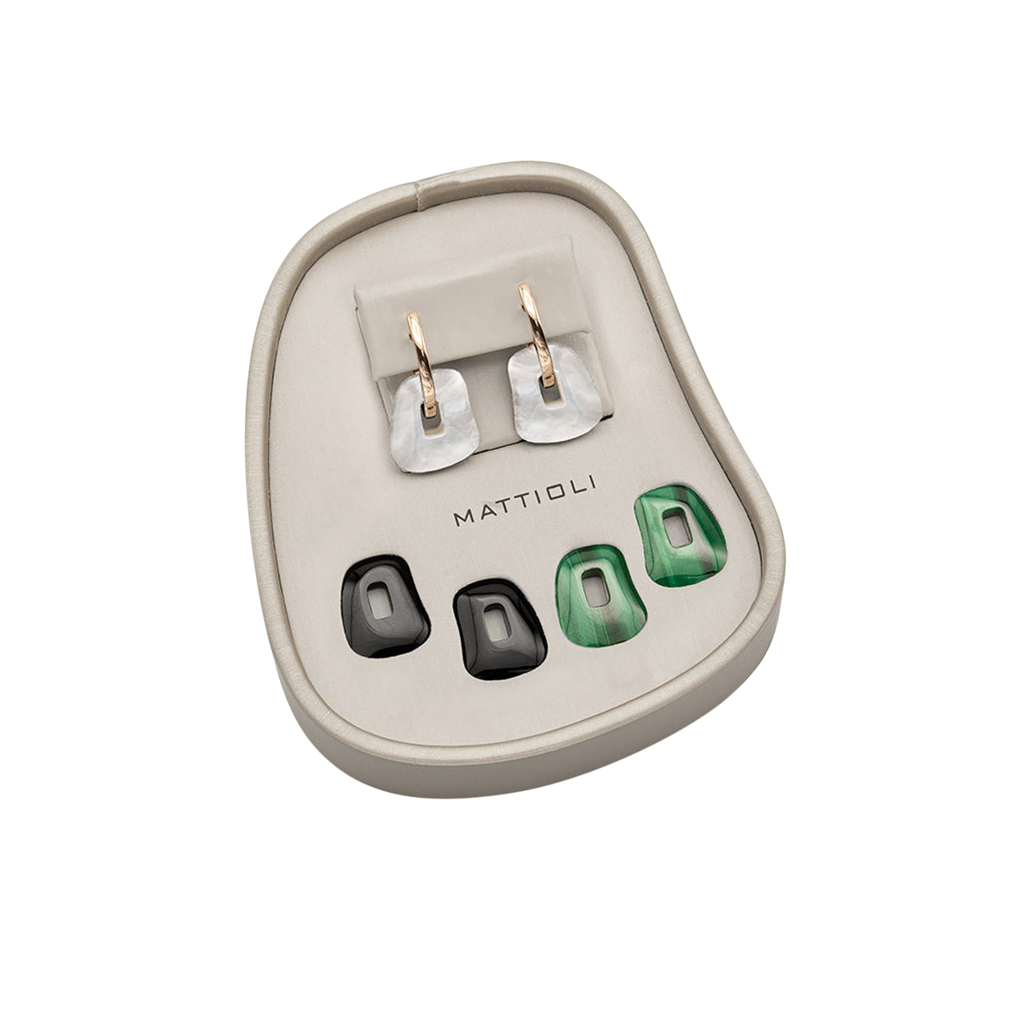 Mattioli Puzzle Ohrringbox, klein mit 3 Puzzle Paaren